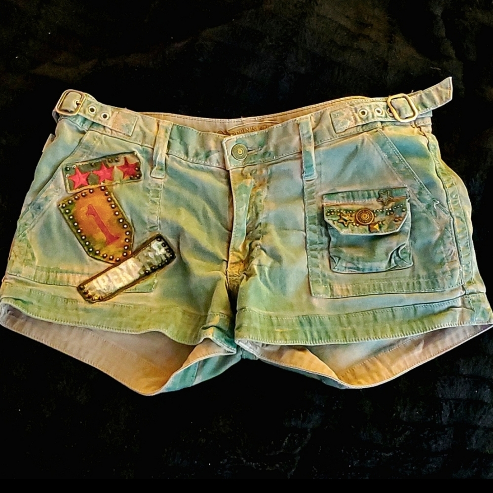 Green shorts